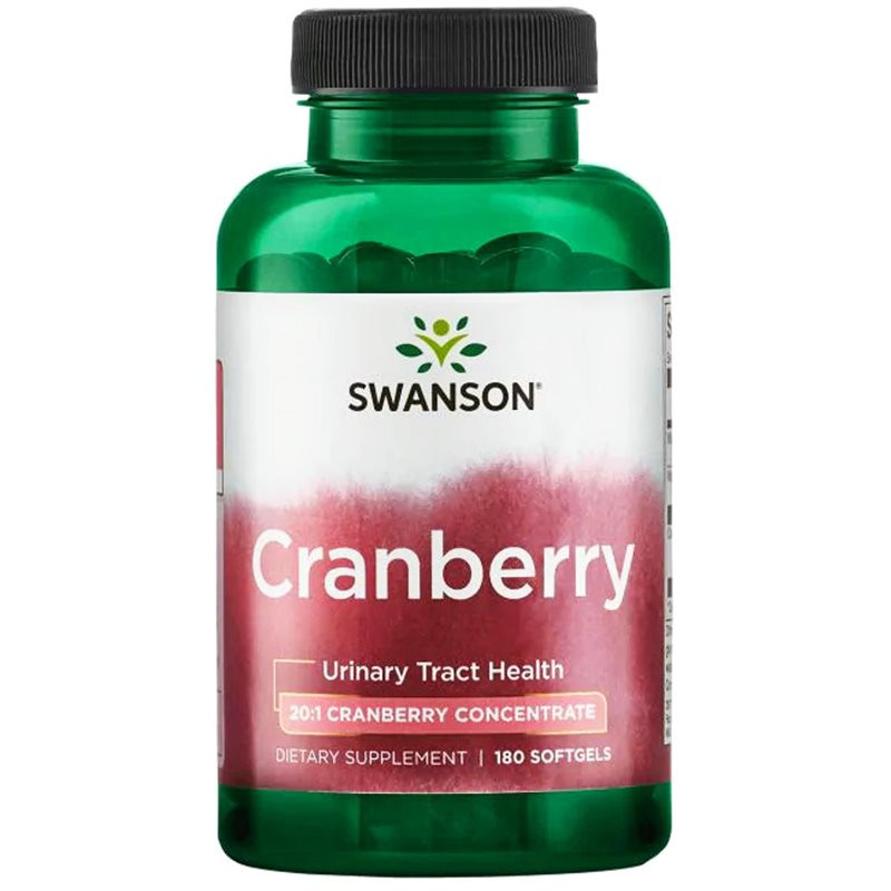 SWANSON Cranberry 800 mg 180 kapsułek żurawina koncentrat 20:1
