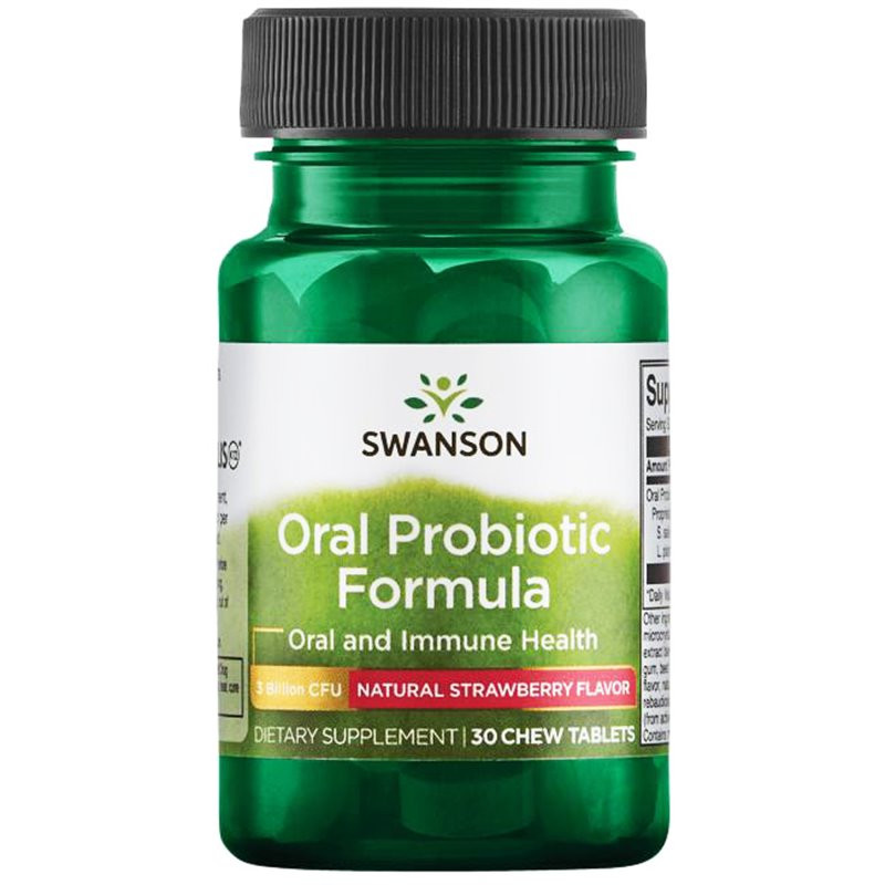 SWANSON Probiotyczna formuła dla jamy ustnej 30 tabletek do ssania Oral Probiotic Formula