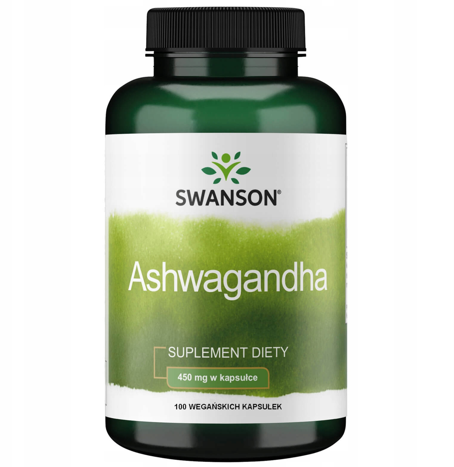 SWANSON Ashwagandha 450 mg 100 kapsułek żeń-szeń indyjski