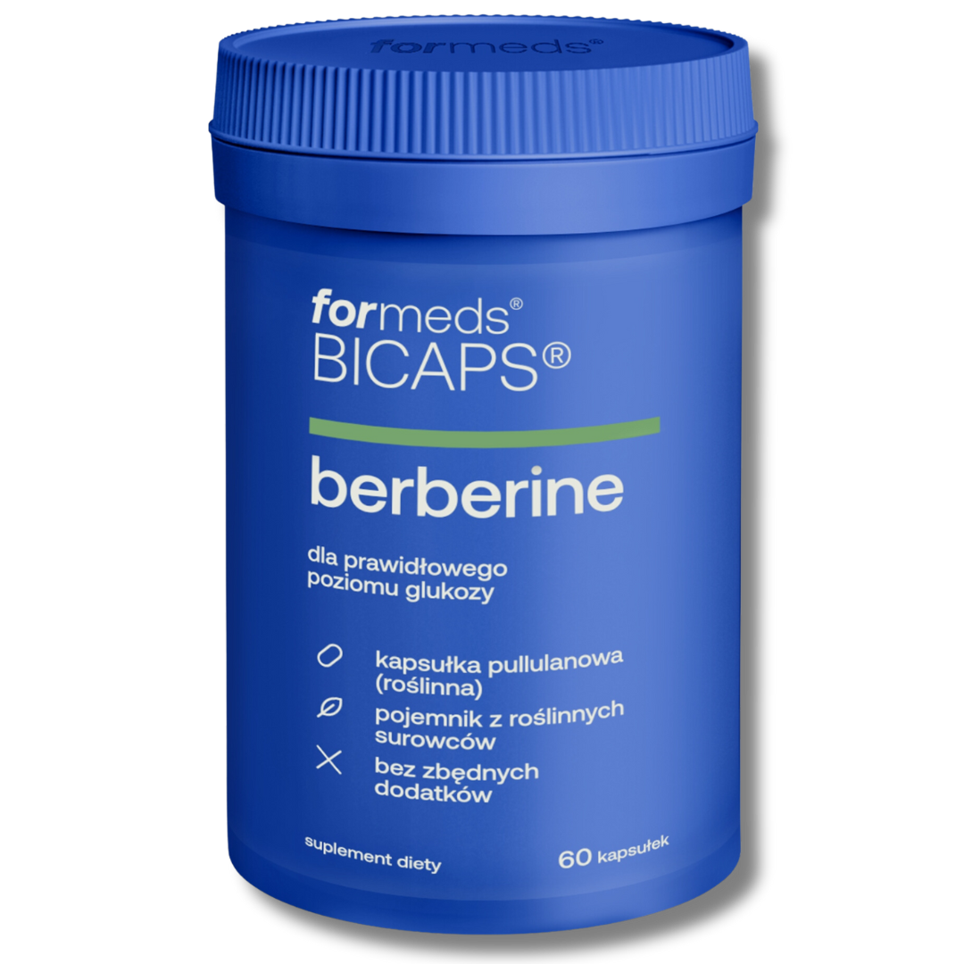 ForMeds BICAPS BERBERINE Berberyna HCL z kory berberysu indyjski - suplement diety - 60 kapsułek